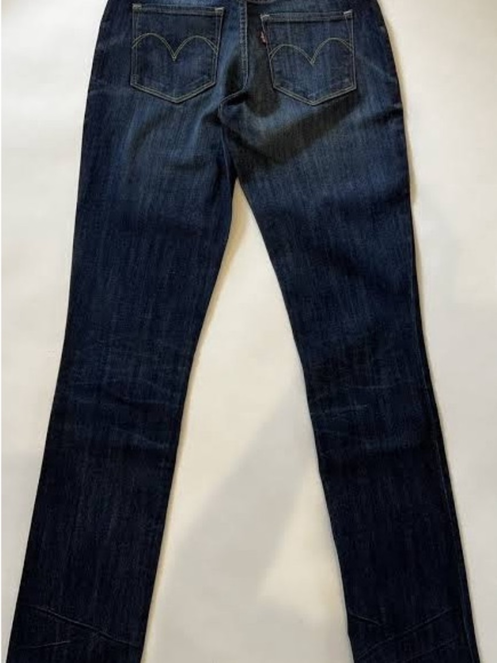 Levi's Bold Curve Skinny Bootcut Dark Indigo Denim Jeans Size 29 brand-new